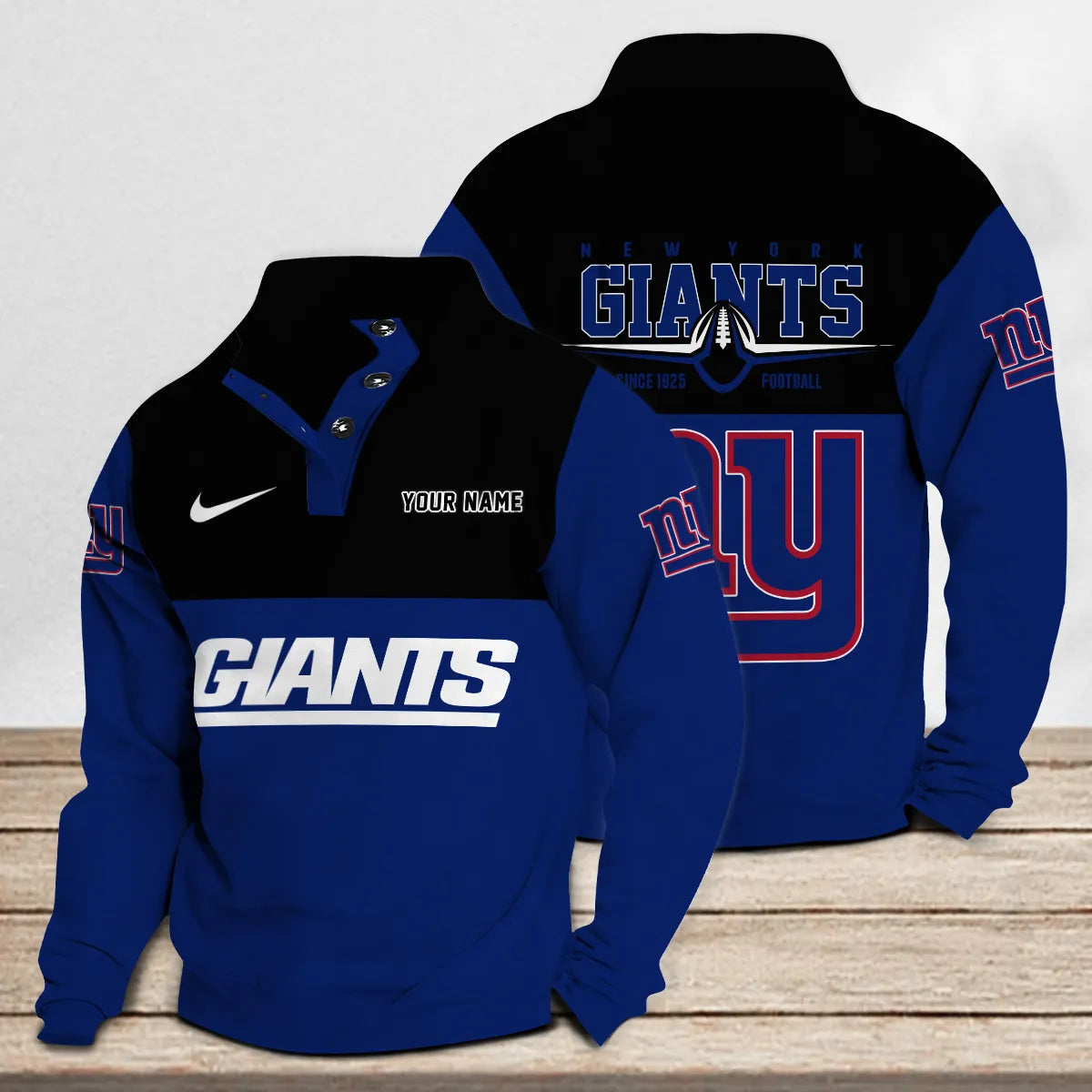 New York Giants Casual Stand Collar Sweatshirt Premium New Edition AZTGSCSW000203