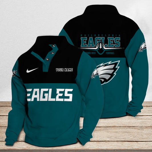 Philadelphia Eagles Casual Stand Collar Sweatshirt Premium New Edition AZTGSCSW000204