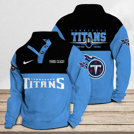 Tennessee Titans Casual Stand Collar Sweatshirt Premium New Edition AZTGSCSW000224