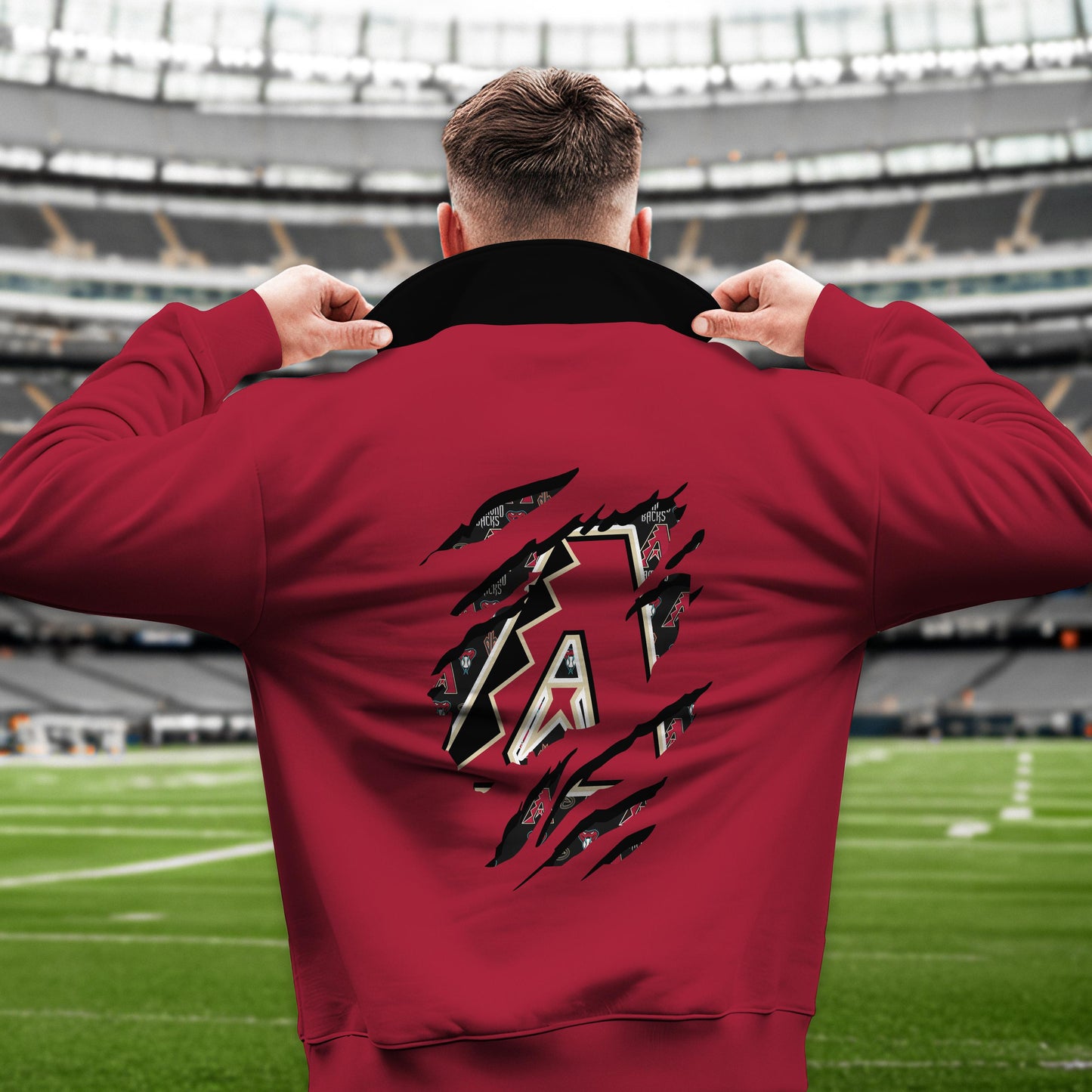 Arizona Diamondbacks New Collection Casual Stand Collar Sweatshirt MLB AZTGSCSW000321