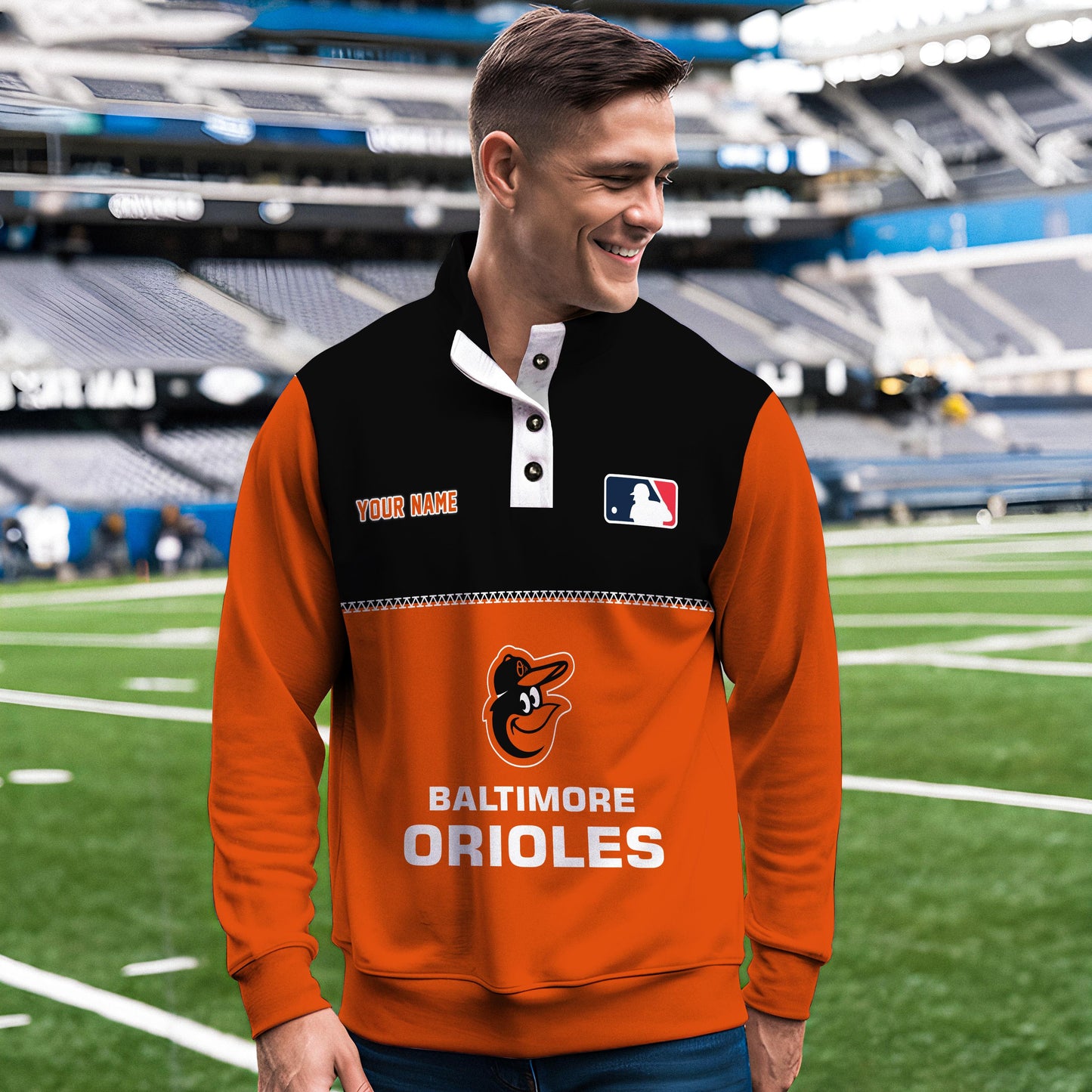 Baltimore Orioles New Collection Casual Stand Collar Sweatshirt MLB AZTGSCSW000323