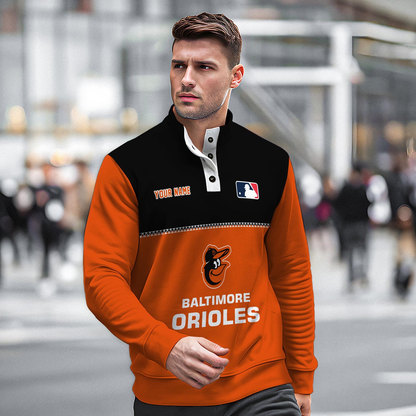 Baltimore Orioles New Collection Casual Stand Collar Sweatshirt MLB AZTGSCSW000323