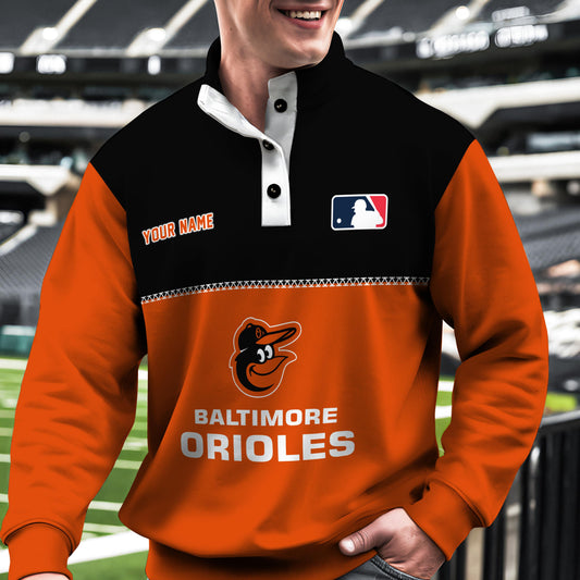 Baltimore Orioles New Collection Casual Stand Collar Sweatshirt MLB AZTGSCSW000323