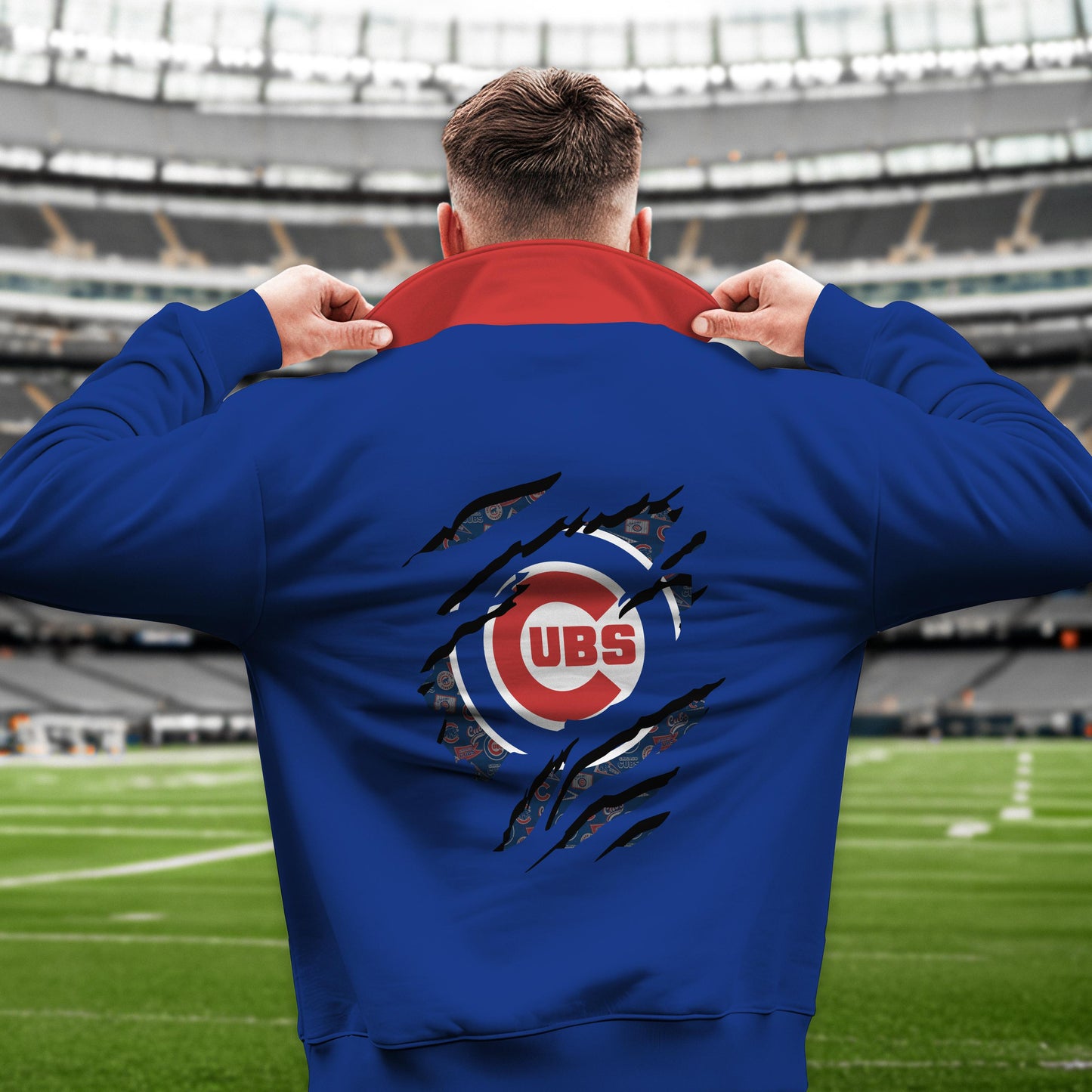 Chicago Cubs New Collection Casual Stand Collar Sweatshirt MLB AZTGSCSW000325