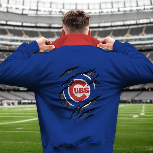 Chicago Cubs New Collection Casual Stand Collar Sweatshirt MLB AZTGSCSW000325