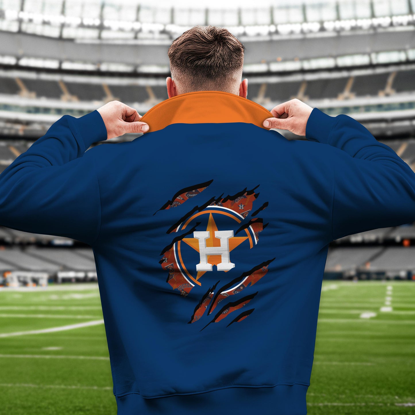 Houston Astros New Collection Casual Stand Collar Sweatshirt MLB AZTGSCSW000331