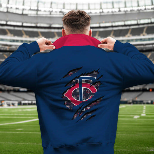 Minnesota Twins New Collection Casual Stand Collar Sweatshirt MLB AZTGSCSW000337