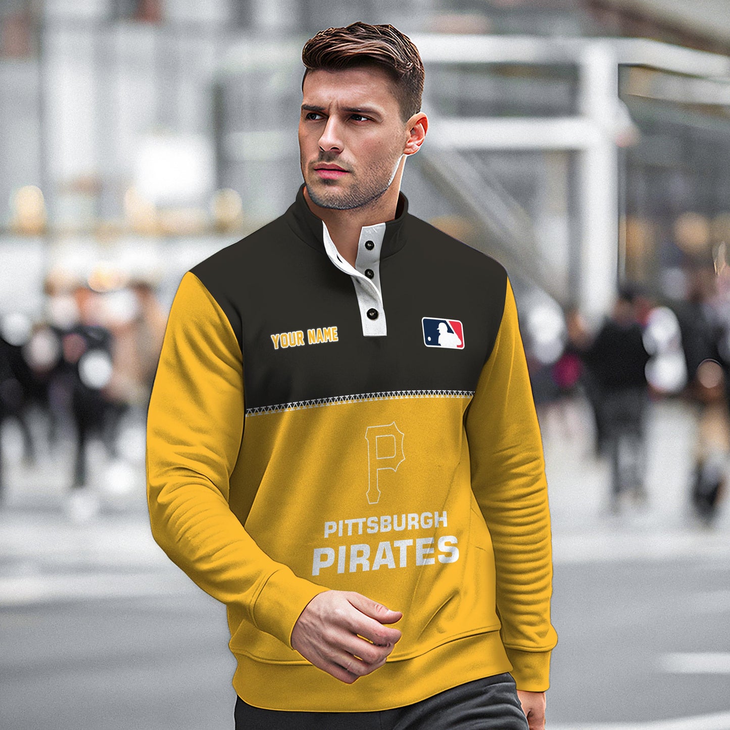 Pittsburgh Pirates New Collection Casual Stand Collar Sweatshirt MLB AZTGSCSW000342