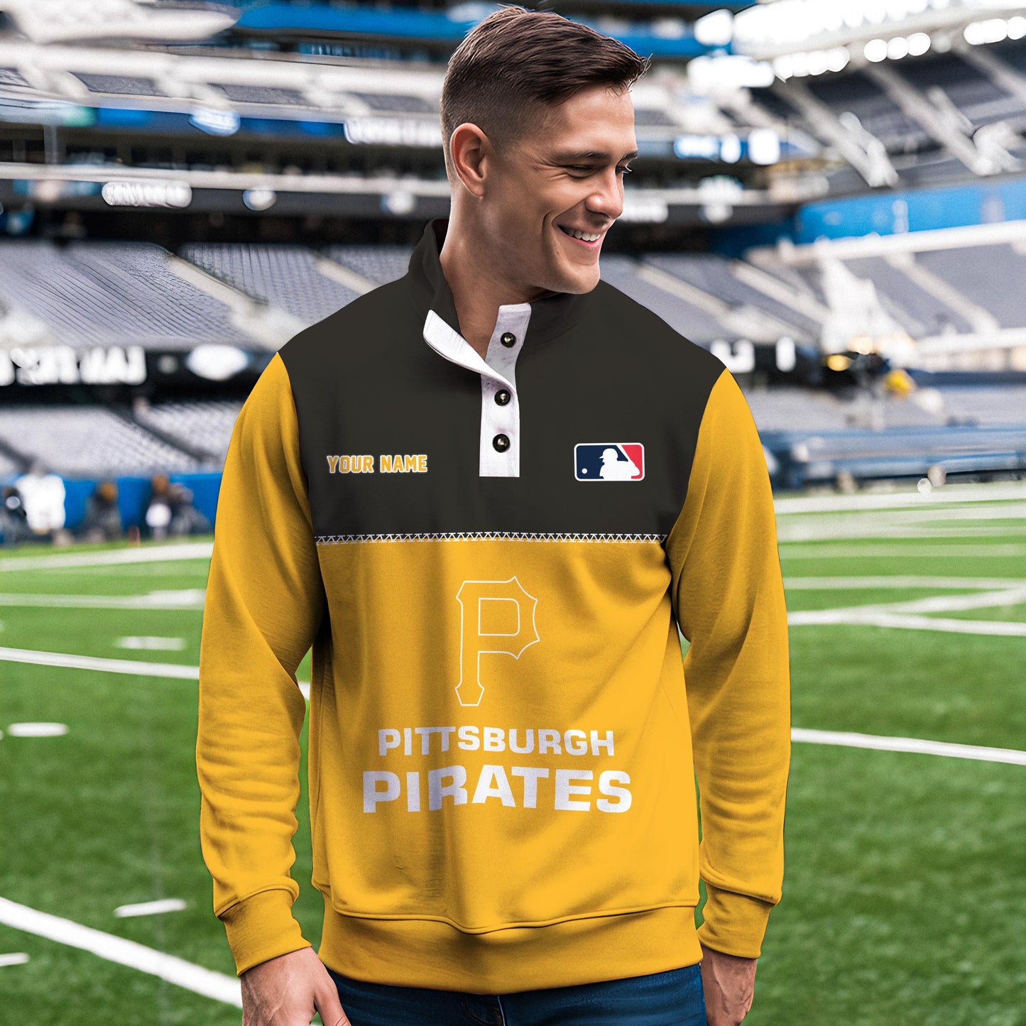Pittsburgh Pirates New Collection Casual Stand Collar Sweatshirt MLB AZTGSCSW000342