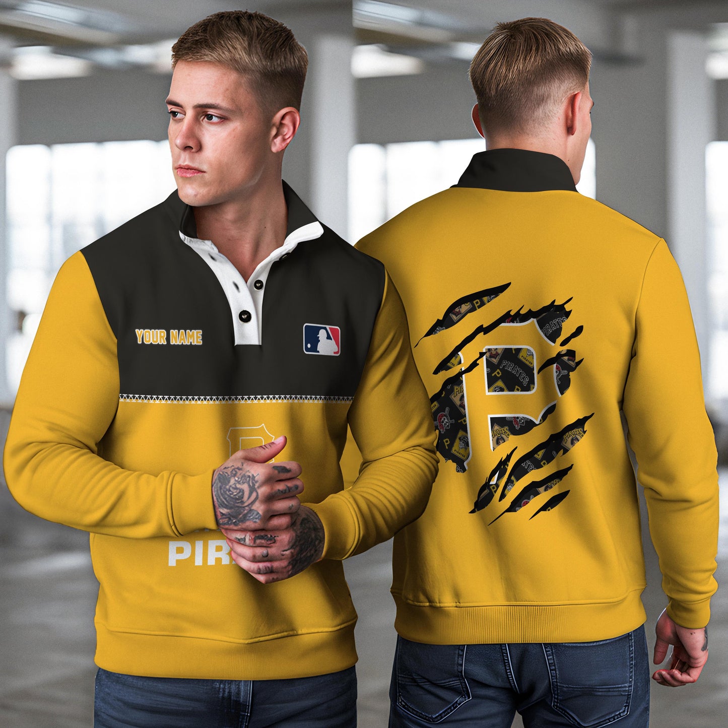 Pittsburgh Pirates New Collection Casual Stand Collar Sweatshirt MLB AZTGSCSW000342