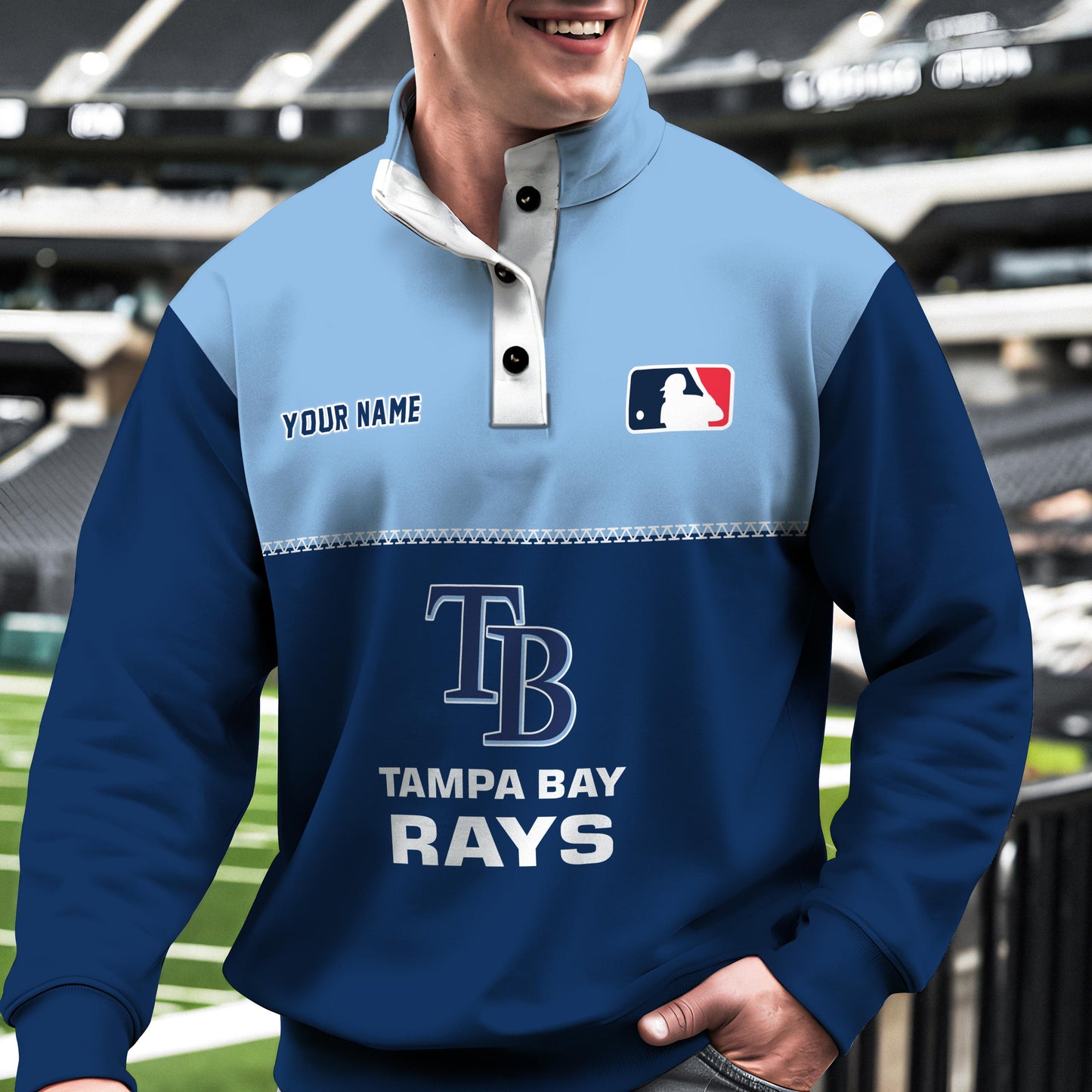 Tampa Bay Rays New Collection Casual Stand Collar Sweatshirt MLB AZTGSCSW000347