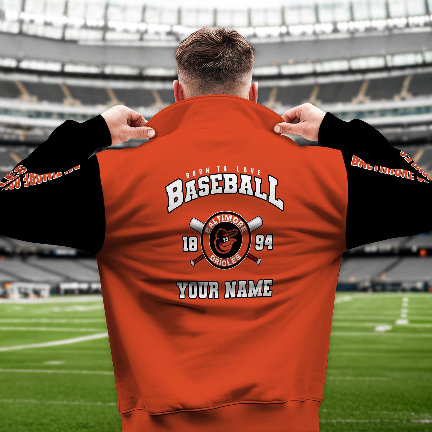 Baltimore Orioles New Collection Casual Stand Collar Sweatshirt MLB AZTGSCSW000353