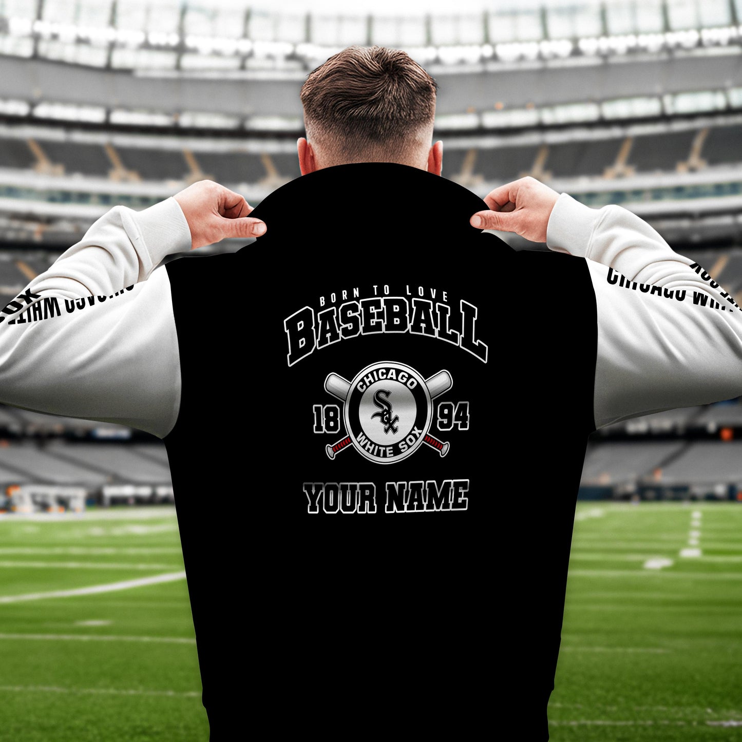 Chicago White Sox New Collection Casual Stand Collar Sweatshirt MLB AZTGSCSW000356