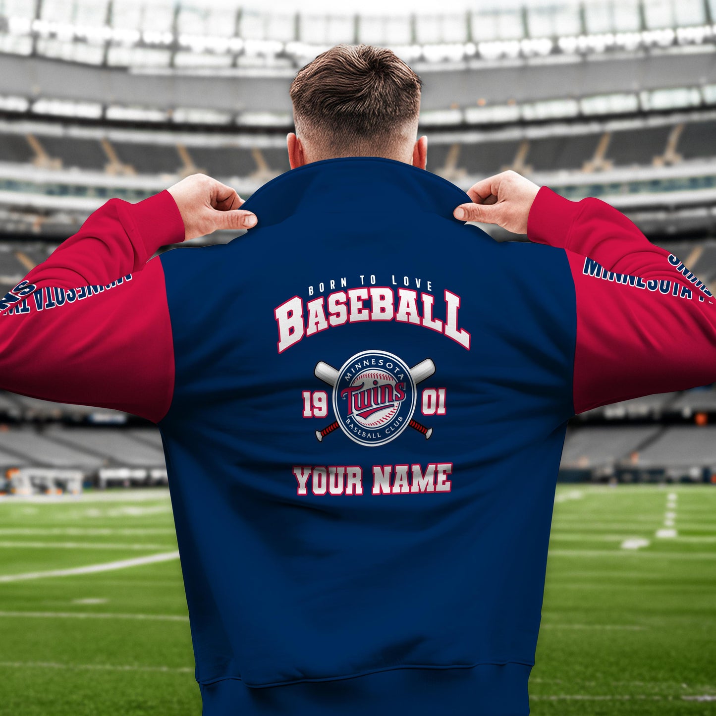 Minnesota Twins New Collection Casual Stand Collar Sweatshirt MLB AZTGSCSW000367