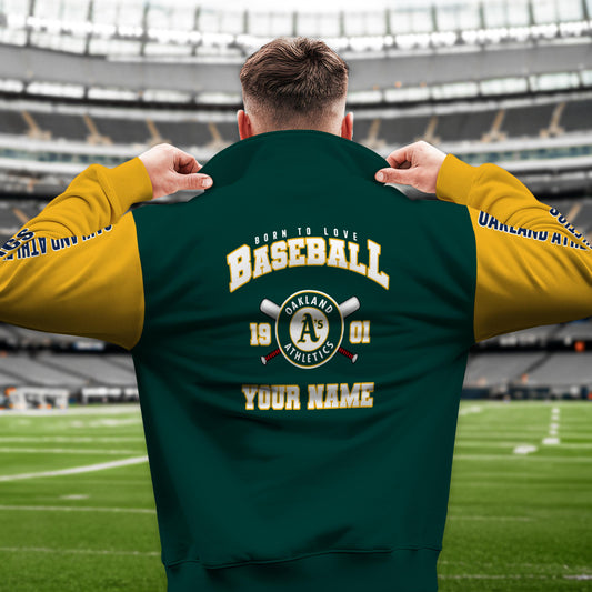 Oakland Athletics New Collection Casual Stand Collar Sweatshirt MLB AZTGSCSW000370