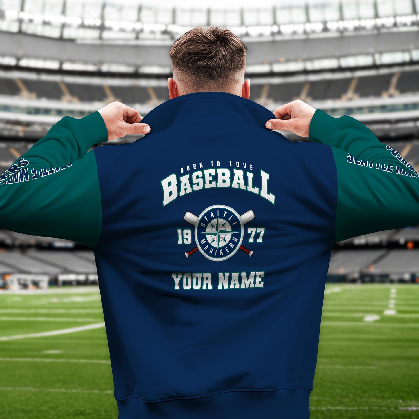 Seattle Mariners New Collection Casual Stand Collar Sweatshirt MLB AZTGSCSW000375