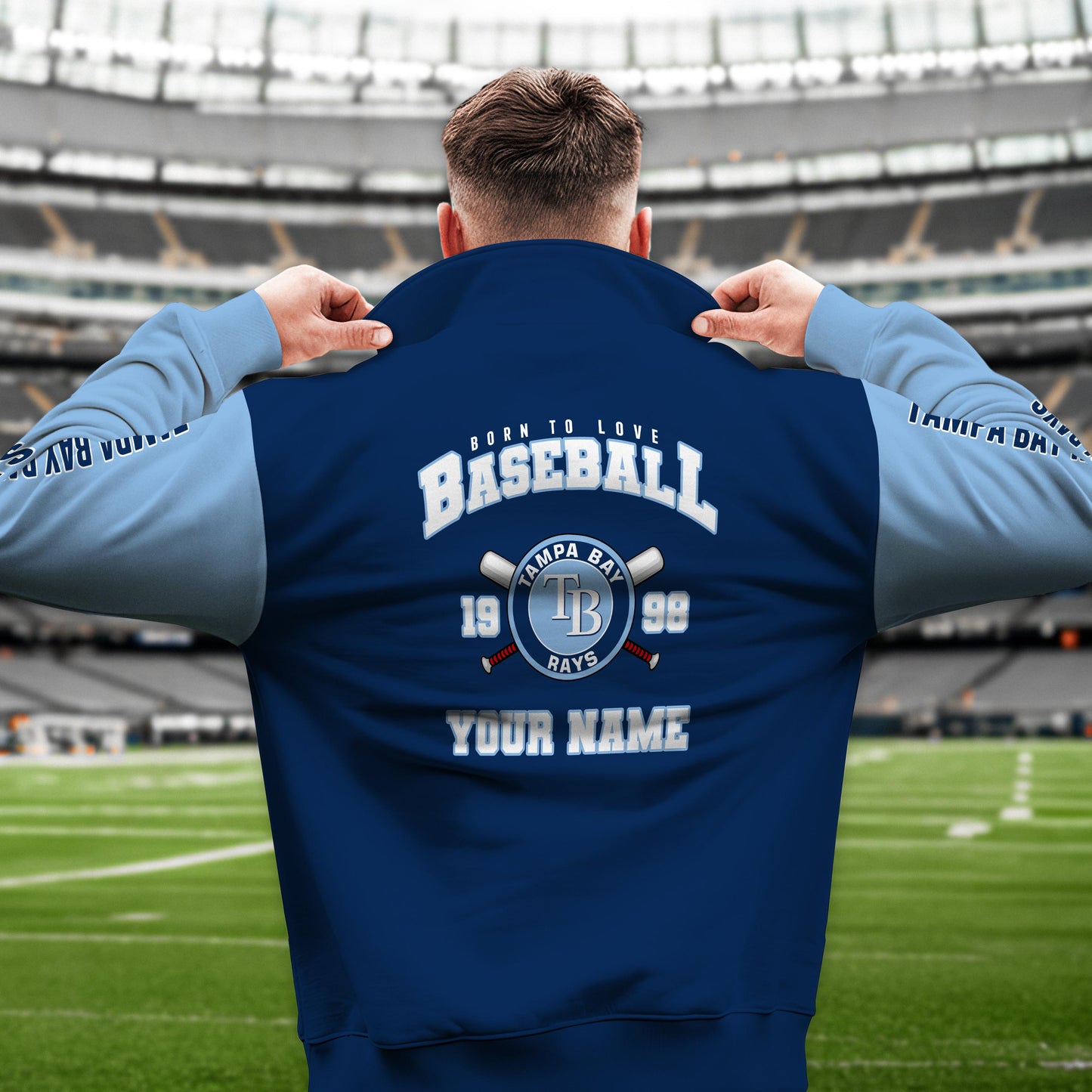 Tampa Bay Rays New Collection Casual Stand Collar Sweatshirt MLB AZTGSCSW000377