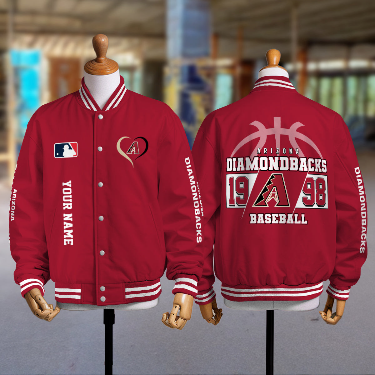 Arizona Diamondbacks Premium New Varsity Jacket MLB AZTGVJK0000256