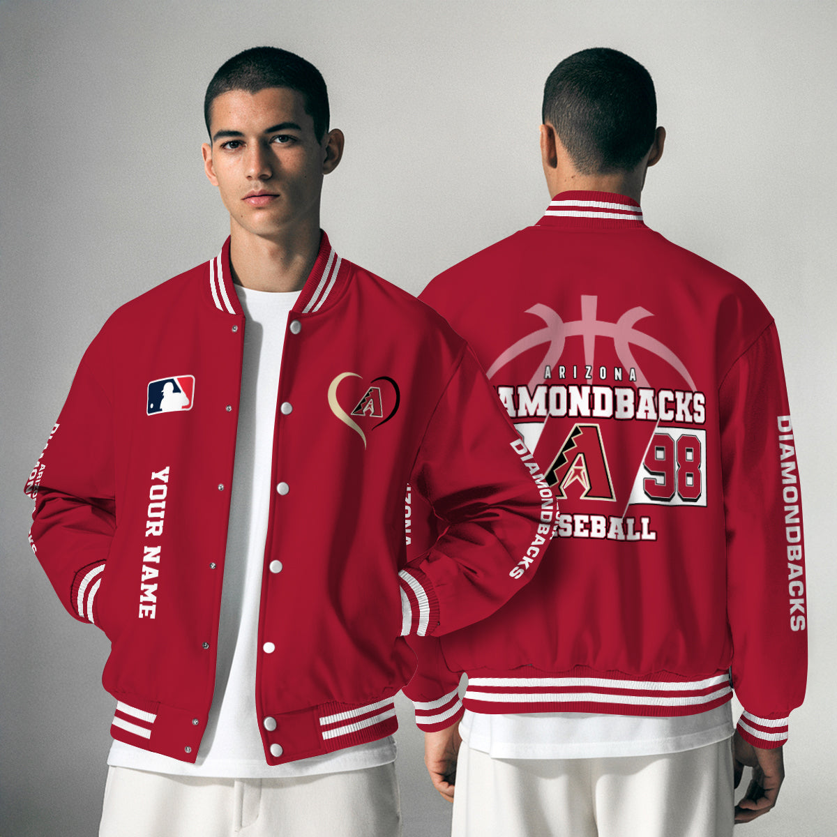Arizona Diamondbacks Premium New Varsity Jacket MLB AZTGVJK0000256