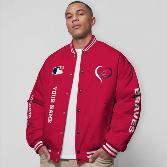 Atlanta Braves Premium New Varsity Jacket MLB AZTGVJK0000257