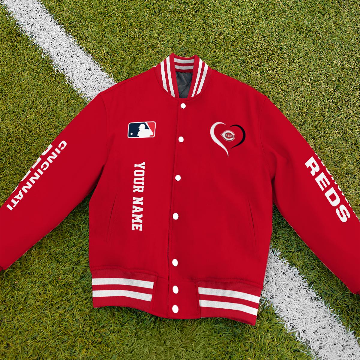 Cincinnati Reds Premium New Varsity Jacket MLB AZTGVJK0000262
