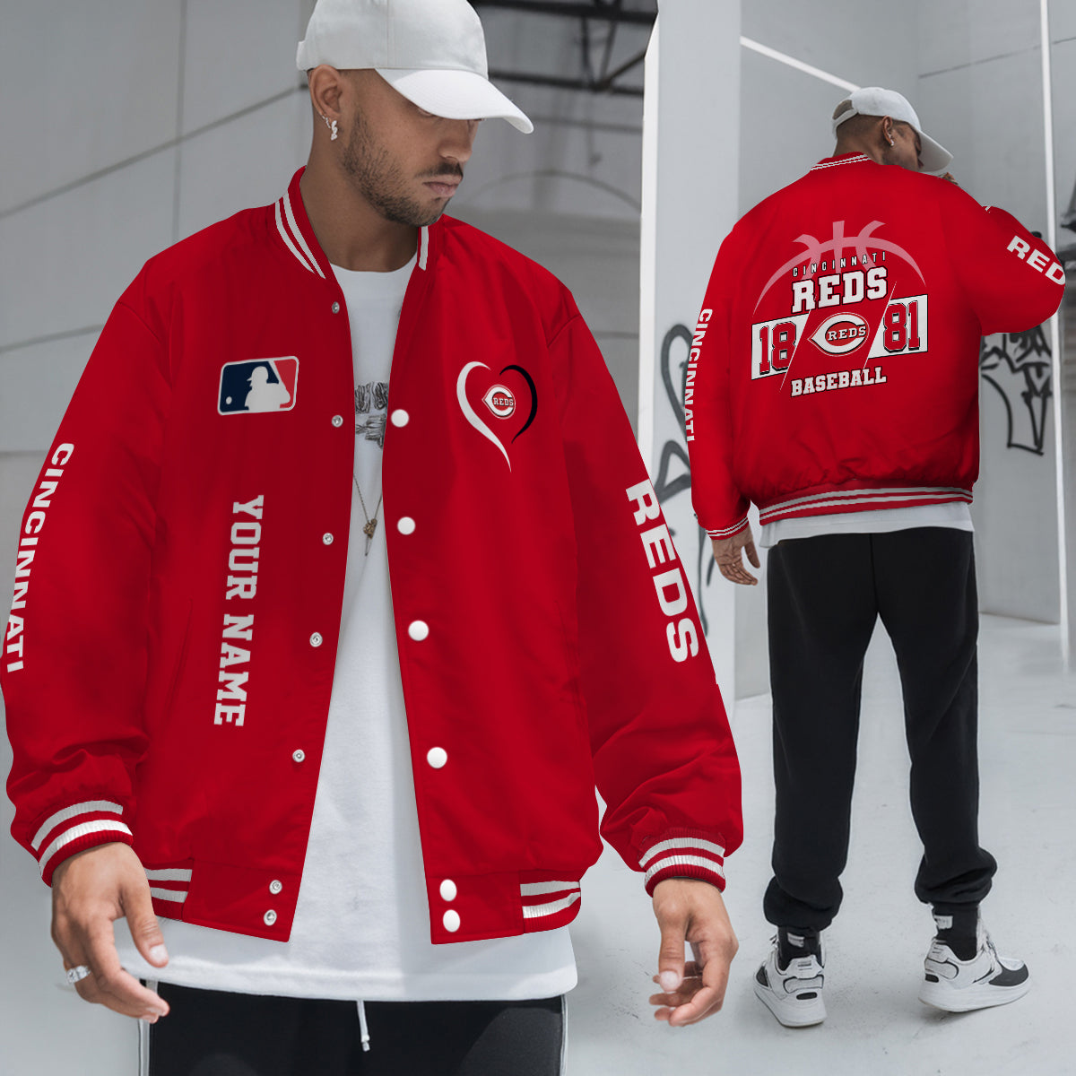 Cincinnati Reds Premium New Varsity Jacket MLB AZTGVJK0000262