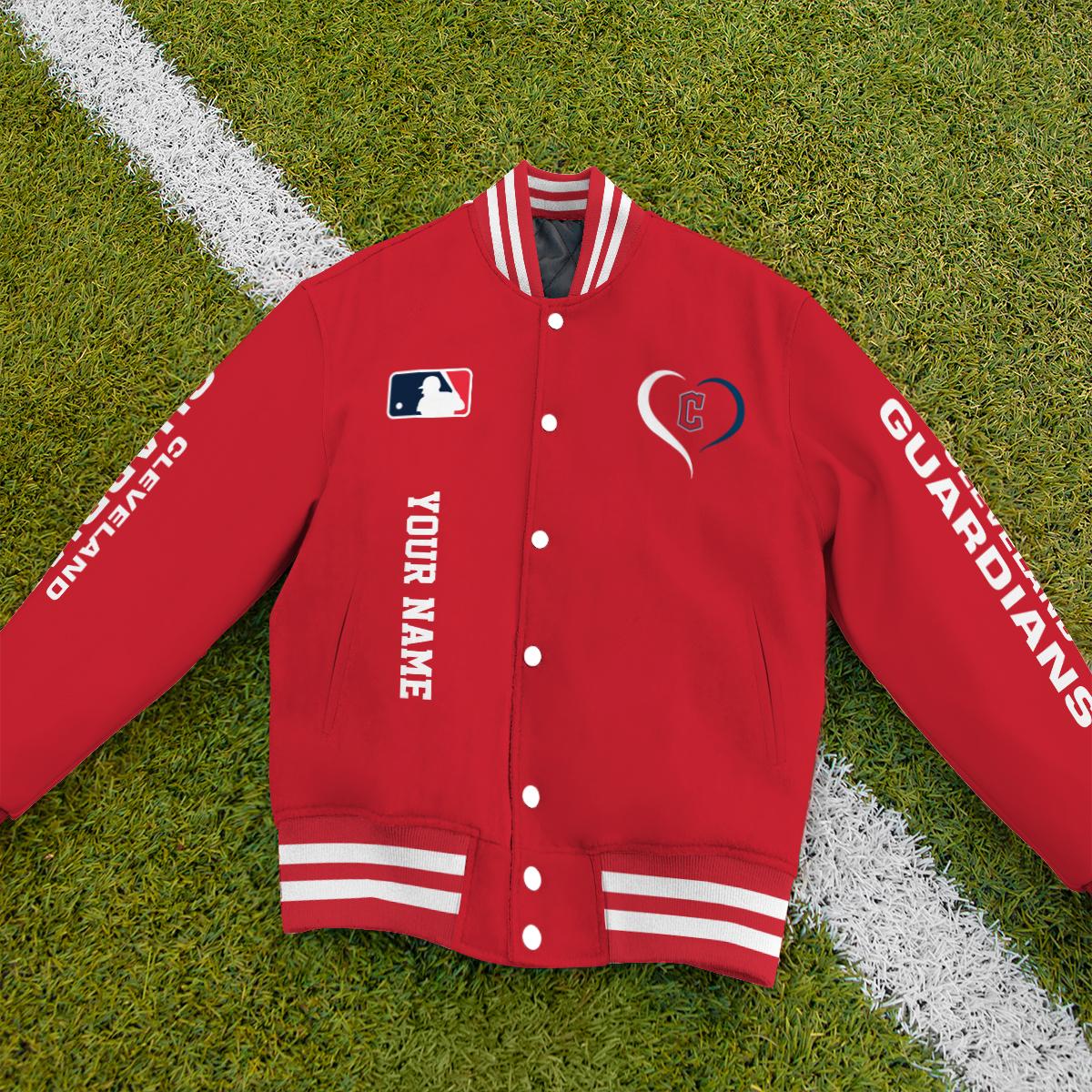 Cleveland Guardians Premium New Varsity Jacket MLB AZTGVJK0000263