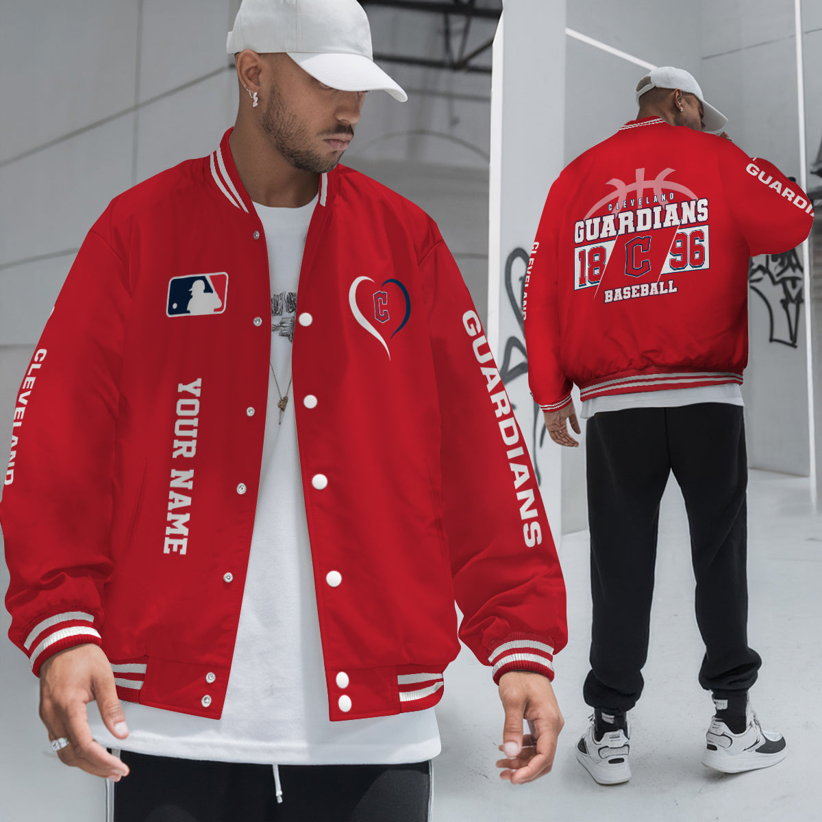 Cleveland Guardians Premium New Varsity Jacket MLB AZTGVJK0000263