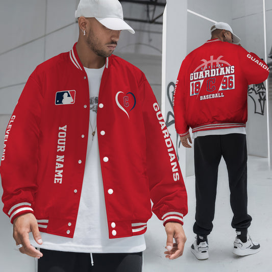 Cleveland Guardians Premium New Varsity Jacket MLB AZTGVJK0000263