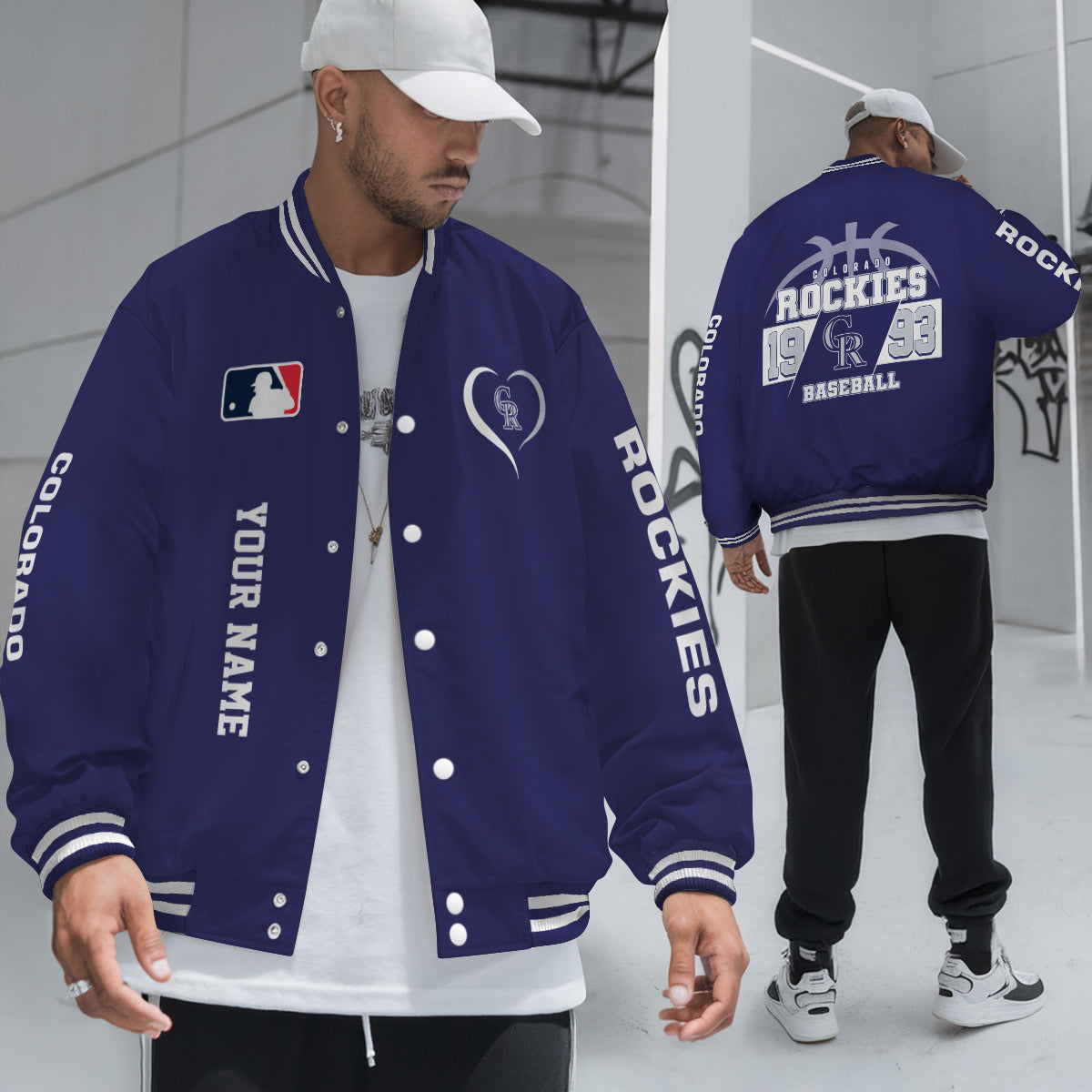 Colorado Rockies Premium New Varsity Jacket MLB AZTGVJK0000264