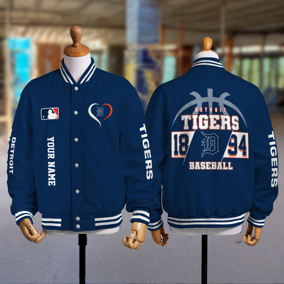 Detroit Tigers Premium New Varsity Jacket MLB AZTGVJK0000265