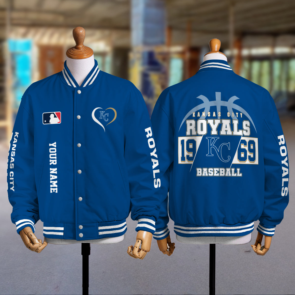 Kansas City Royals Premium New Varsity Jacket MLB AZTGVJK0000267