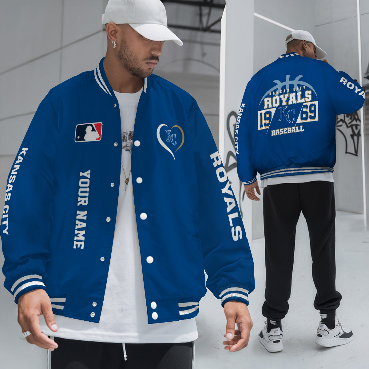 Kansas City Royals Premium New Varsity Jacket MLB AZTGVJK0000267