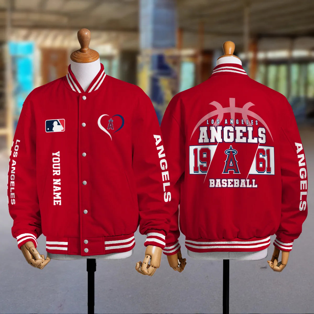 Los Angeles Angels Premium New Varsity Jacket MLB AZTGVJK0000268