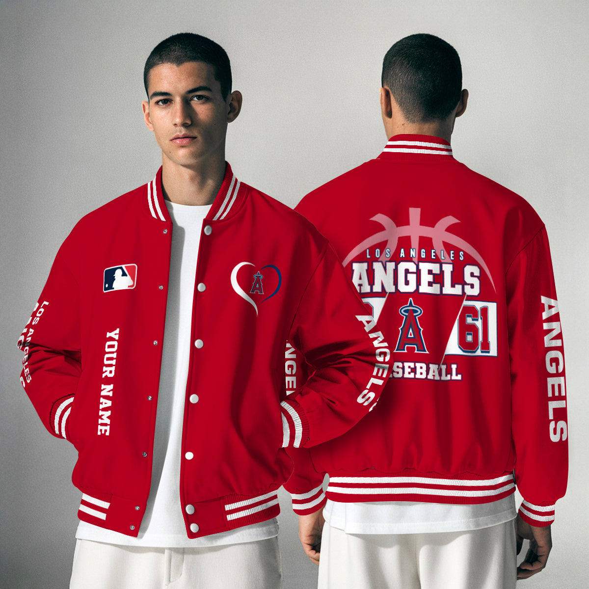 Los Angeles Angels Premium New Varsity Jacket MLB AZTGVJK0000268