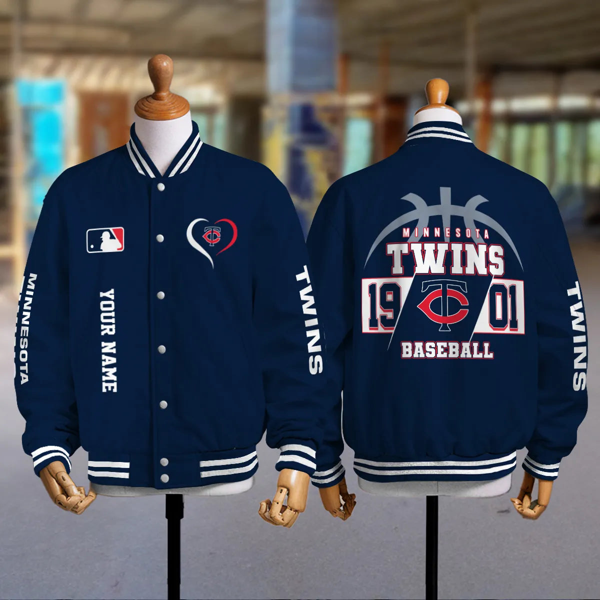 Minnesota Twins Premium New Varsity Jacket MLB AZTGVJK0000272