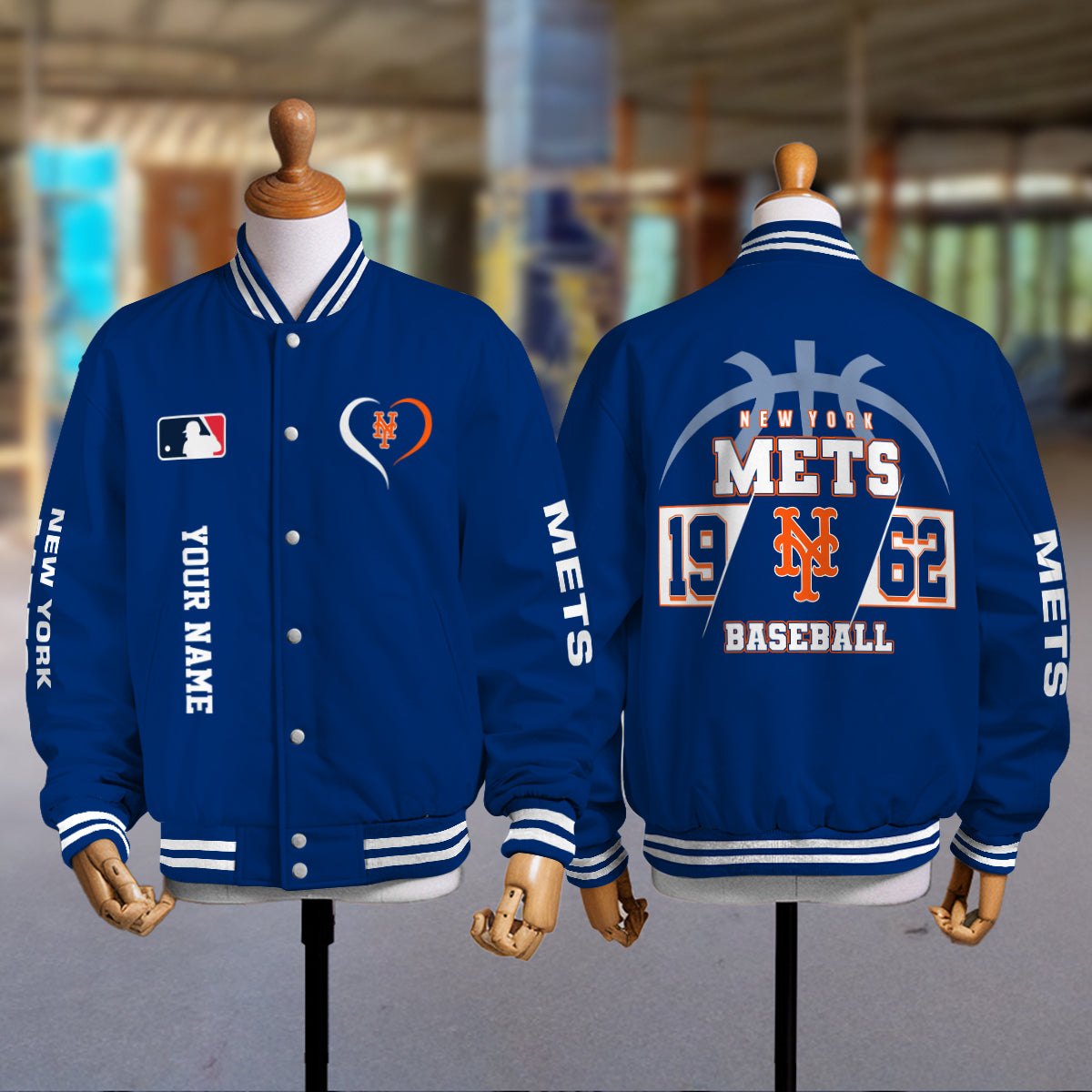 New York Mets Premium New Varsity Jacket MLB AZTGVJK0000273