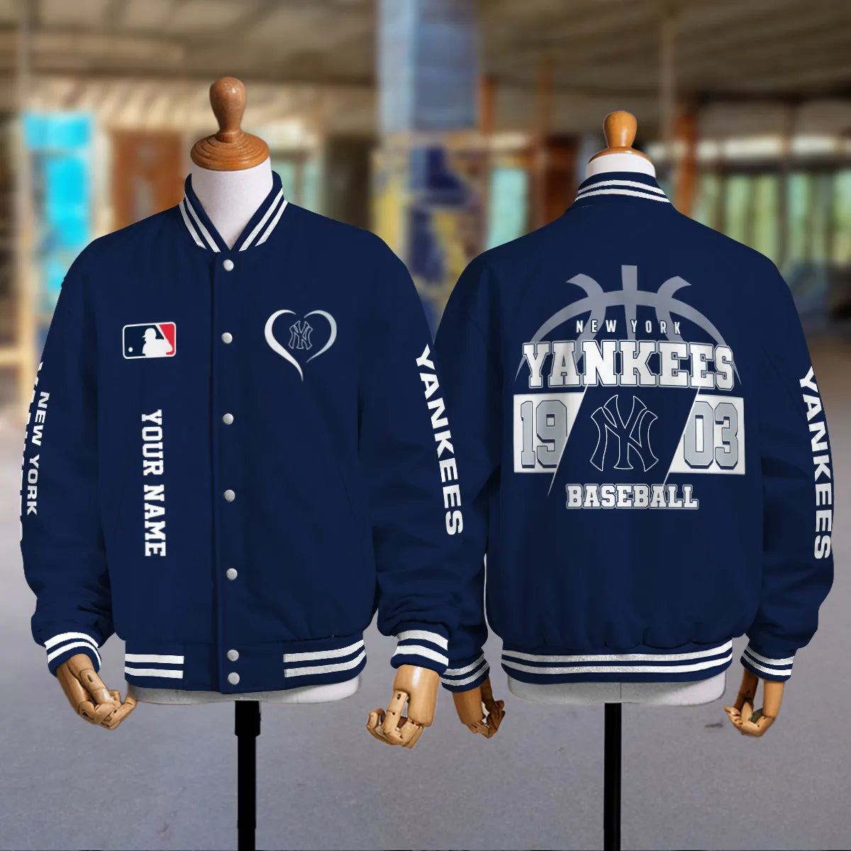 New York Yankees Premium New Varsity Jacket MLB AZTGVJK0000274