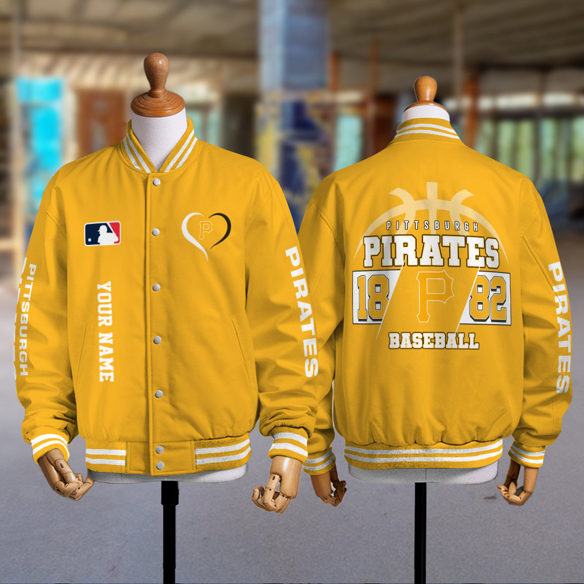 Pittsburgh Pirates Premium New Varsity Jacket MLB AZTGVJK0000277