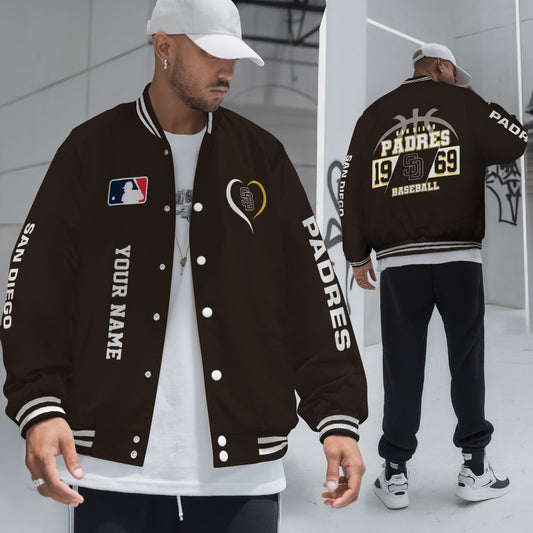 San Diego Padres Premium New Varsity Jacket MLB AZTGVJK0000278