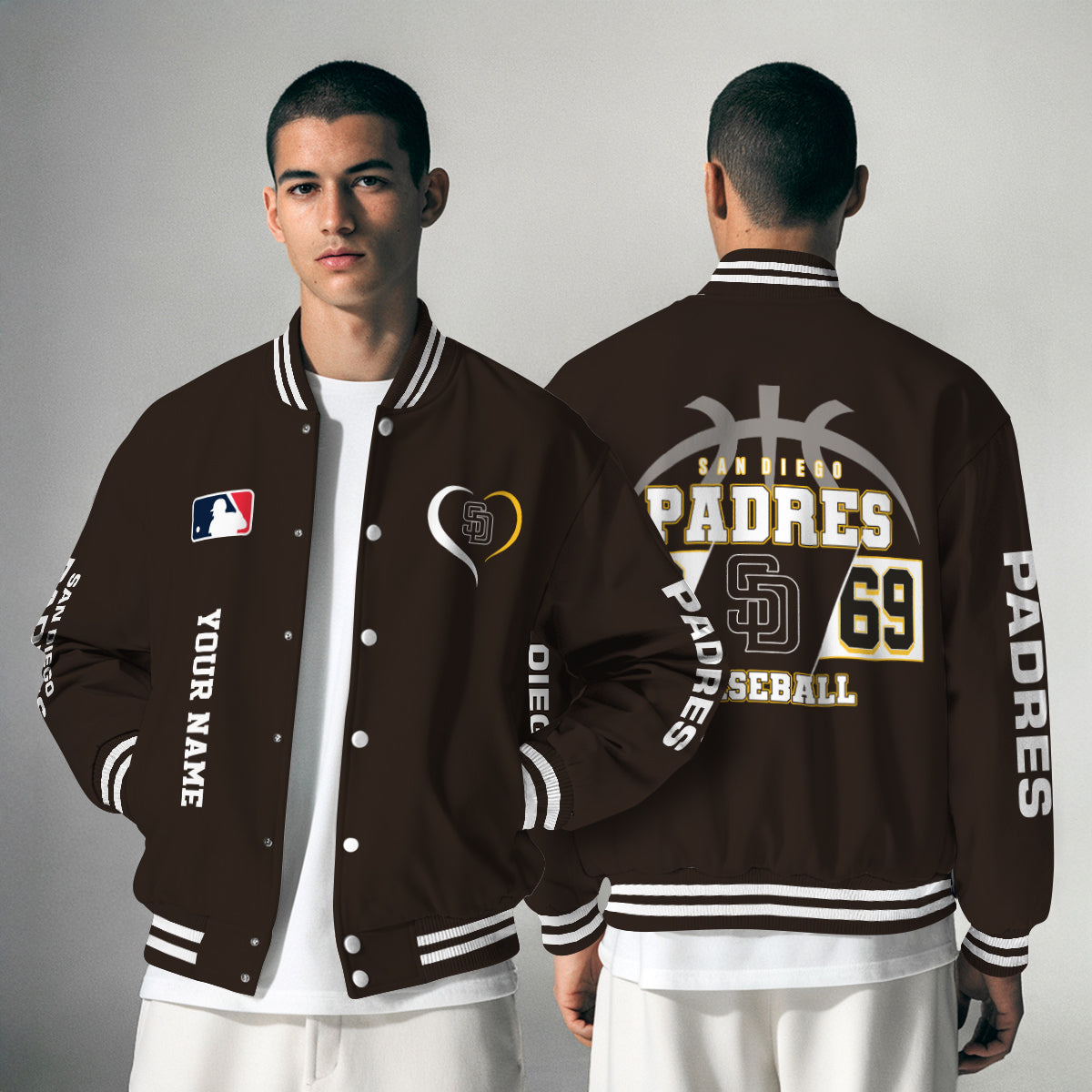 San Diego Padres Premium New Varsity Jacket MLB AZTGVJK0000278