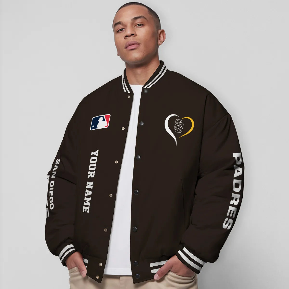 San Diego Padres Premium New Varsity Jacket MLB AZTGVJK0000278