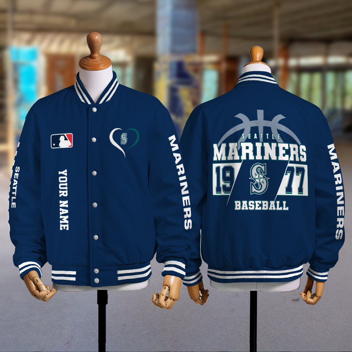 Seattle Mariners Premium New Varsity Jacket MLB AZTGVJK0000280
