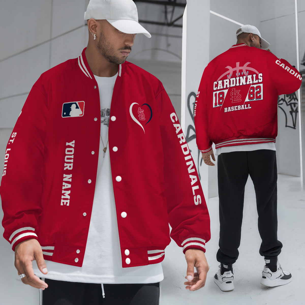 St. Louis Cardinals Premium New Varsity Jacket MLB AZTGVJK0000281