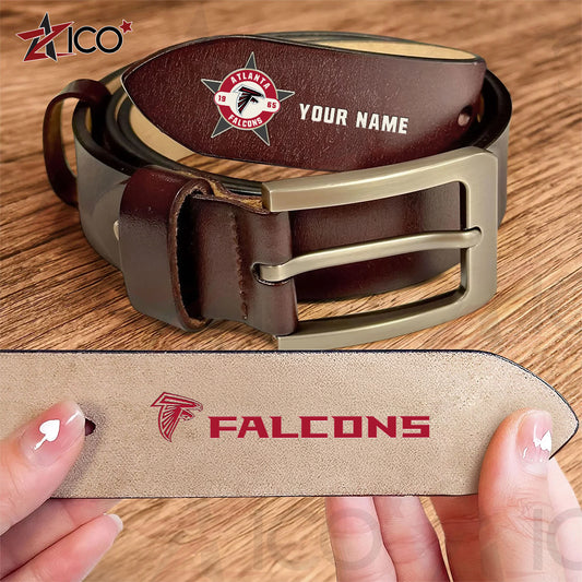 Atlanta Falcons Men Leather Belt AZTN2DMLB000002