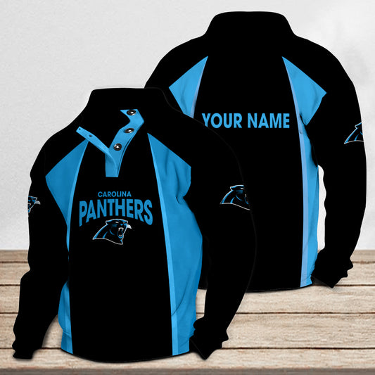 Carolina Panthers Casual Colorful Stand Collar Sweatshirt Limited Edition AZTNSCSW000035