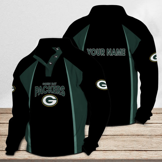 Green Bay Packers Casual Colorful Stand Collar Sweatshirt Limited Edition AZTNSCSW000039