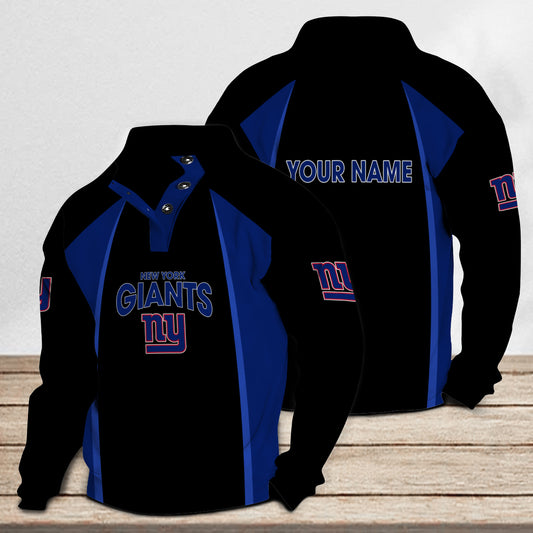 New York Giants Casual Colorful Stand Collar Sweatshirt Limited Edition AZTNSCSW000043