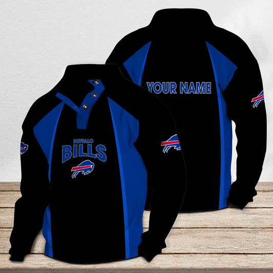 Buffalo Bills Casual Colorful Stand Collar Sweatshirt Limited Edition AZTNSCSW000050