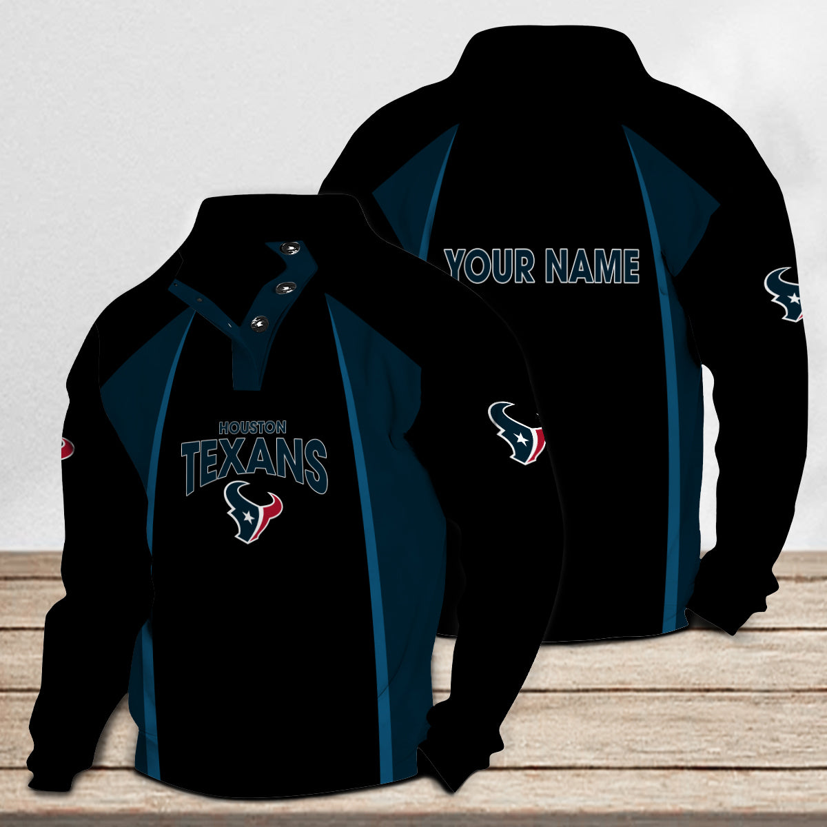 Houston Texans Casual Colorful Stand Collar Sweatshirt Limited Edition AZTNSCSW000054
